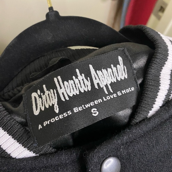 Dirty Hearts Custom Cropped Letterman - Picture 2 of 3